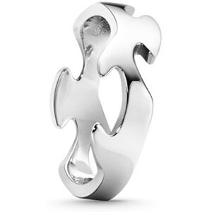 Georg Jensen Fusion Center Ring i 18 Karat Hvidguld