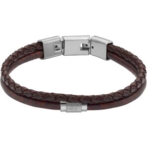 Fossil Læder Armbånd med Stålspænde JF04702040