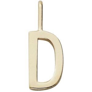 Design Letters Vedhæng Til Halskæde - D - 18 K Guldbelagt - Design Letters - Onesize - Smykker