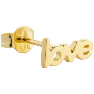 Design Letters Ørering - 1 Stk. - Love - 18k Guldbelagt - Design Letters - Onesize - Smykker