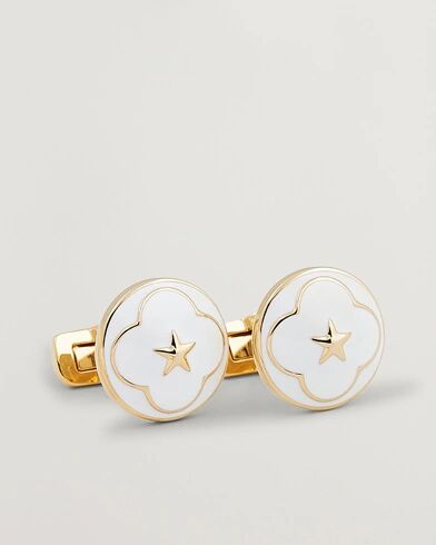 Skultuna Cuff Links Polar Star White men One size Hvid