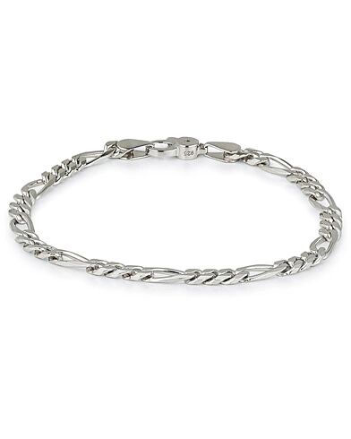 Tom Wood Figaro Thick Bracelet Silver men M - 18 Sølv