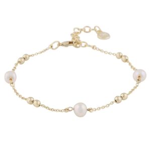 Snö Of Sweden Julie Chain Bracelet – Gold/White