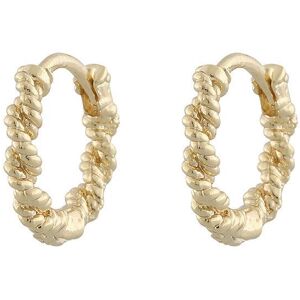 Snö Of Sweden Exibit Small Ring Earring 13 mm - Plain Gold