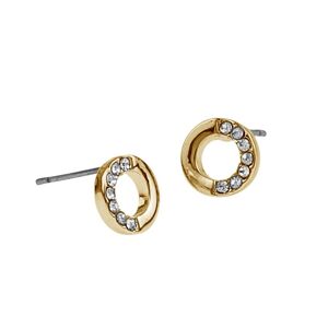 Snö Of Sweden Colline Small Earring 8 mm – Gold/Clear