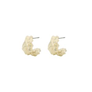 Snö Of Sweden Oz Oval Earrings 16 mm – Plain Gold