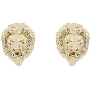 Snö Of Sweden Oz Lion Earrings 10 mm – Plain Gold