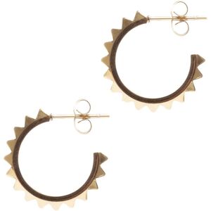 DARK Stud Hoop Small ─ Gold