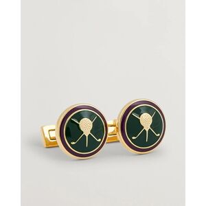 Skultuna Cuff Links Golf Gold/Green - Vaaleanpunainen - Size: S M L XXL - Gender: men