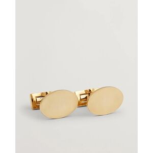 Skultuna Cuff Links Black Tie Collection Oval Gold - Sininen - Size: S L XL XXL - Gender: men