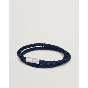 Skultuna The Suede Bracelet Blue - Size: One size - Gender: men