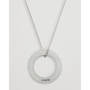 LE GRAMME Circle Necklace Le 2.5  Sterling Silver - Harmaa - Size: 41-42 43-44 45-46 - Gender: men