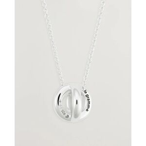 LE GRAMME Entrelacs Pendant Necklace Sterling Silver 3g - Harmaa - Size: S M L XL XXL - Gender: men