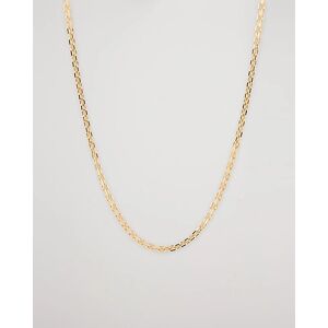 Wood Anker Chain Necklace Gold - Musta - Size: One size - Gender: men