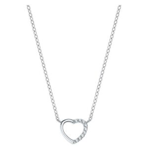 DONDELLA 925 Silver Heart Necklace 45cm