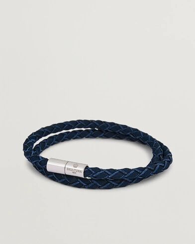 Skultuna The Suede Bracelet Blue