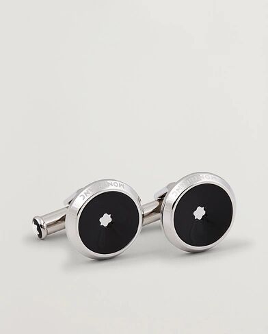 Montblanc Star Cufflinks Black Resin