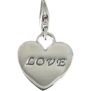 LES POULETTES BIJOUX Charms Coeur Love en Argent