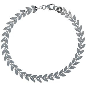 LES POULETTES BIJOUX Bracelet Argent Rhodie Laurier