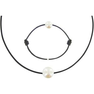 LES POULETTES BIJOUX Set Collier et Bracelet Lien La Perle Blanche des Poulettes - Classics