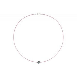 LES POULETTES BIJOUX Collier La Perle Noire des Poulettes - Classics - Rose