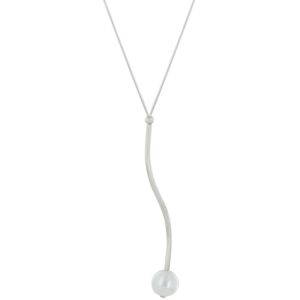 LES POULETTES BIJOUX Collier Sautoir Argent et Perle de Culture - Classics - Blanc