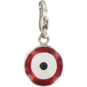 LES POULETTES BIJOUX Charms Argent 925 Cible Emaillée - Classics - Rouge