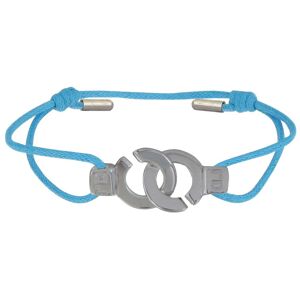 LES POULETTES BIJOUX Bracelet Lien Argent Liaisons - Colors - Turquoise