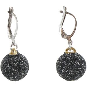 LES POULETTES BIJOUX Boucles d'Oreilles Argent Boules Paillettes - Classics