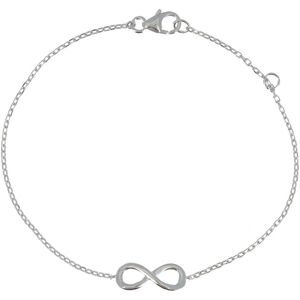 LES POULETTES BIJOUX Bracelet Argent Rhodie Signe Infini