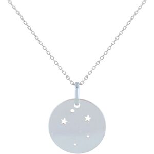 LES POULETTES BIJOUX Collier en Argent Zodiaque Constellation Balance