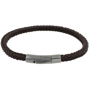 LES POULETTES BIJOUX Bracelet Homme Tresse en Coton Carre Simple