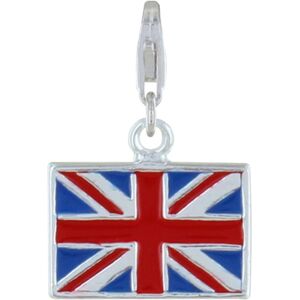 LES POULETTES BIJOUX Charms Argent Drapeau du Royaume-Uni