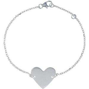 LES POULETTES BIJOUX Bracelet Coeur en Argent