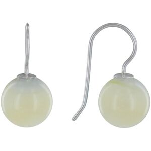 LES POULETTES BIJOUX Boucles d'Oreilles Argent Billes de Nacre