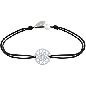 LES POULETTES BIJOUX Bracelet Lien Medaille Argent Mandala Graine de Vie