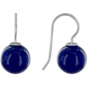 LES POULETTES BIJOUX Boucles d'Oreilles Argent Billes de Sodalite