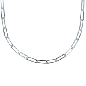 LES POULETTES BIJOUX Collier Argent Mailles Cheval