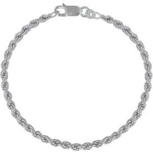 LES POULETTES BIJOUX Bracelet Argent Mailles Corde 3mm