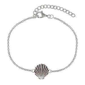 LES POULETTES BIJOUX Bracelet Argent Coquille Saint Jacques