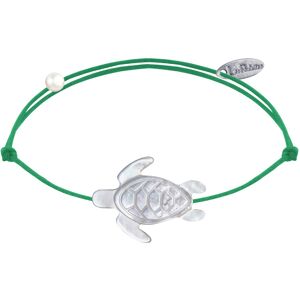 LES POULETTES BIJOUX Bracelet Lien Tortue en Nacre - Vert