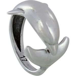 LES POULETTES BIJOUX Bague Metal Argente Dauphin