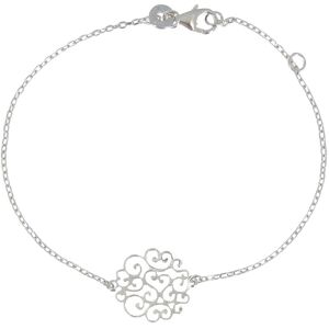 LES POULETTES BIJOUX Bracelet Argent Rosace Fleurie