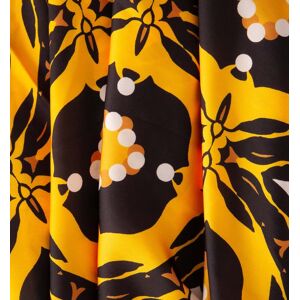 Promod Coupon 3 m satin de polyester Imprime jaune Unique