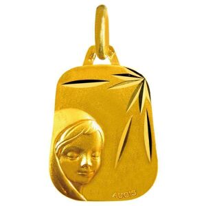 Médaille Vierge étoilée - Or jaune 18ct