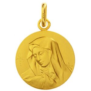 Mon Premier Bijou Medaille Vierge au pouce - Or jaune 9ct