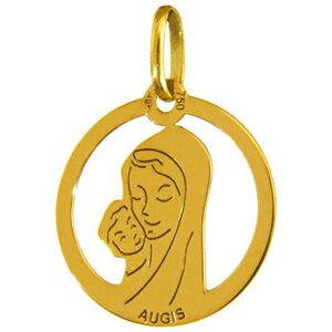 Médaille Maternité ajourée - Or jaune 18ct