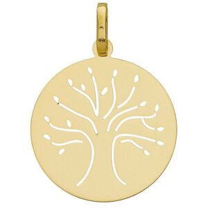 Mon Premier Bijou Médaille Arbre de vie élancé ajourée - Or jaune 9ct