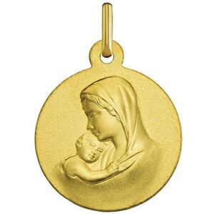 Mon Premier Bijou Medaille Vierge a l?enfant douceur - Or jaune 18ct