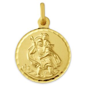 Mon Premier Bijou Medaille Saint-Christophe - Or jaune 9ct